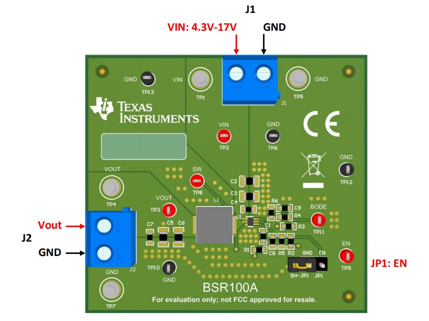 Schaltungsanordnung - Texas Instruments TPS562207EVM Evaluierungsmodul